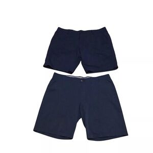Under Armour Men’s Size 40 Golf Shorts Lot of 2 Navy Blue Stretch Performance
